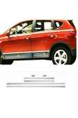 Nissan Qashqai 2 Krom Yan Kapı Çıtası 6 Prç. 2007-2009 P. Çelik - 1