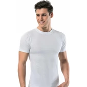 Erdem 1165 Penye Lux Kapalı Yaka Erkek Fanila  Beyaz S thumbnail 1