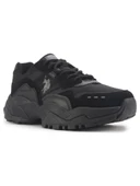 U.S.POLO ASSN YOTA 4PR SİYAH GRİ COMFORT CASUAL ANATOMİK SPOR AYAKKABISI - 4