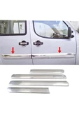 Fiat Doblo Krom Yan Kapı Çıtası Geniş 4 Kapı 2006-2010 P. Çelik - 1