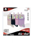 Dündar Kız Çocuk Pamuk Desenli Çorap - 12 Adet  Karışık Renk 29-31 thumbnail 11