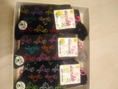 Dündar Kız Çocuk Pamuk Desenli Çorap - 12 Adet  Karışık Renk 32-34 thumbnail 12