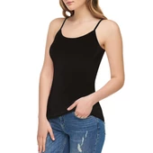 Tutku Elit Modal İp Askılı Atlet 2001 3'Lü   Siyah L thumbnail 1