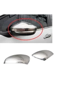 Peugeot 208 Krom Ayna Kapağı 2 Parça 2012 Ve Üzeri Paslanmaz Çelik - 1