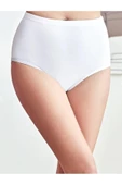 Aydoğan Kadın Yüksek Bel Likralı Bato Külot 0182 - 12 Adet  Beyaz 2XL - 1
