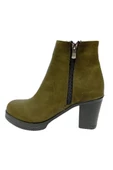 Efsun 2303-22 Yağlı Deri Fashion Fermuarlı Kadın Bot thumbnail 8