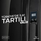 Vegmann Tartılı Scadel Kırmızı 3 lü Valiz Seti thumbnail 2