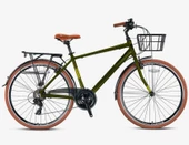 CX 100 - 26  City Bike - Unisex - 15' - 21 Vites - V.B - Bej-Siyah/Kahverengi - 1