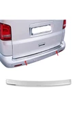 Vw T6 Transporter Krom Arka Tampon Üstü Koruma 2015 Ve Üzeri Paslanmaz Çelik - 1