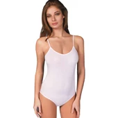 3'Lü Berrak 2081- 2082 Kadın Çıtçıtlı (Kancalı) Body  Beyaz S thumbnail 1
