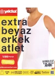 Yıldız Erkek Süprem Ekstra Beyaz Askılı Atlet 00 - 12 Adet  Beyaz XL - 3