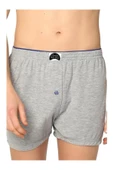 Gümüş Erkek Havlu Bel Pamuklu Boxer 4020 - 6 Adet  Gri 2XL - 1