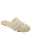 Melike Shoes 4002 Örgülü Trend Fashion Kadın Terlik - 7