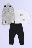 ERKEK BEBEK 3'LÜ TAKIM KÖPEK BASKILI D44 - 1