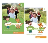 Hueber Jana und Dino: Deutsch für Kinder / Kursbuch + Arbeitsbuch 1 - 1
