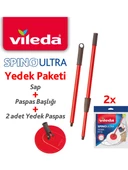 Vileda Spino Ultra Yedek Sap Başlık 2 Adet Yedek Paspas Paketi - 1