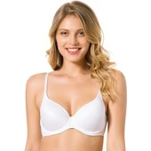 Le Jardin Jasmin Büyük Beden Penye Louse Sütyen 9600  Beyaz 100B thumbnail 1