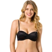 Le Jardin Elita Mikro Destekli Straplez Sütyen 7030  Siyah 90B thumbnail 1