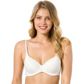 Le Jardin Jasmin Büyük Beden Penye Louse Sütyen 9600  Ekru 85B thumbnail 1