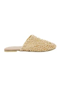 Melike Shoes 4002 Örgülü Trend Fashion Kadın Terlik - 5