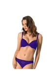 LE JARDİN 5040 CYBELE BRA SİLİKONLU TAŞLI SÜTYEN TAKIM  Lacivert 80B - 1