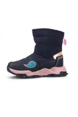 Alessio 2221 Kürklü Sıcak Astar Kız Çocuk Bot Lacivert Pembe - 2