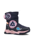 Alessio 2221F Kürklü Kız Çocuk Kar Botu Lacivert Pembe - 1