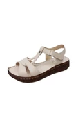 Ayzen 408 Deri Trend Fashion Kadın Sandalet - 1