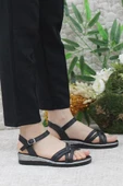 Fancy 203-23 Deri Fashion Kadın Sandalet - 6
