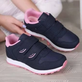 Kadın Çift Cırtlı Spor Ayakkabı Laci Pembe - 1