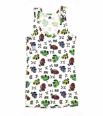 Gümüş Erkek Çocuk Likralı Desenli Atlet 3088 - 6 Adet  Karışık Renk 5 (9-10 YAŞ) thumbnail 3