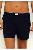 Yıldız Erkek Penye Havlu Bel Düz Boxer 43 -  6 Adet  XL Lacivert - 2