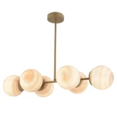 Apliqa ERDA 6LI ESKİTME AVİZE Modern Mutfak Yemek Masası Üstü Yatak odası Salon Avize thumbnail 3