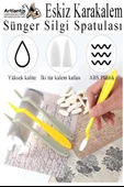 Sünger Silgi Spatulası 1 Paket Eskiz Karakalem Karıştırıcı Sünger Silici Spatula Eskiz Sileceği thumbnail 4
