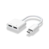 ScHitec 2in1 Type-C Kulaklık ve Şarj Dönüştürücü Hızlı Şarj Adaptör JH032 - 1