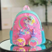 Vest Anaokulu Çantası Turkuaz Pembe Unicorn thumbnail 6