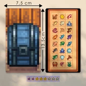 Stardew Valley Mavi Sandık - Balık Kapaklı Sticker - 1