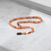 Özel Seri İmzalı Sistem Püsküllü 11x8 mm Kapsül Kesim Sıkma Kehribar Tesbih thumbnail 1