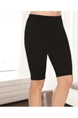 Tutku Elit Kadın Modal Likralı Kısa Tayt 2103 - 3 Adet   Siyah 2XL - 1