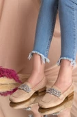 Yükseksoy 7267 Süet Trend Fashion Taşlı Kadın Ayakkabı - 7