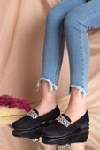 Yükseksoy 7267 Süet Trend Fashion Taşlı Kadın Ayakkabı - 3