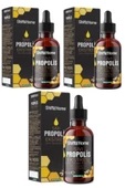 Sıvı Propolis Ekstresi Damlalıklı Cam Şişe 50 Ml 3 Adet Sepetse - 1