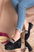 Yükseksoy 7267 Süet Trend Fashion Taşlı Kadın Ayakkabı - 2