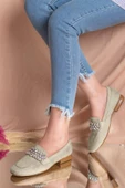 Yükseksoy 7267 Süet Trend Fashion Taşlı Kadın Ayakkabı - 6