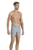 Jiber Erkek Pamuklu Likralı Boxer 156 - 6 Adet   2XL GRİMELANJ - 1