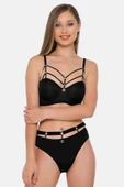 Le Jardin Kadın Balenli Desteksiz Sütyen Külot Takımı 5045 - 1 Adet  Siyah 95B thumbnail 1