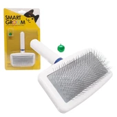 Kedi Köpek Plastik Saplı Tel Fırça 9x5 cm - 1