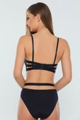 Le Jardin Kadın Balenli Desteksiz Sütyen Külot Takımı 5045 - 1 Adet  85B Koyu Lacivert thumbnail 12