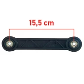 Beşik Sallama Aparatı (İki Delik Arası 15.5 cm) Çocuk Bebek Beşiği Takımı Aparatı Seti Siyah 4 Adet - 2