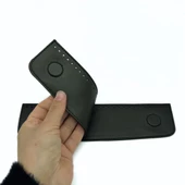 Angel Çanta Aksesuar Haki Yeşil Suni Derili Çift Gizli  Mıknatıs - 1